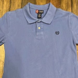 Chaps Periwinkle Blue Short Sleeve Polo Youth Size L 14/16